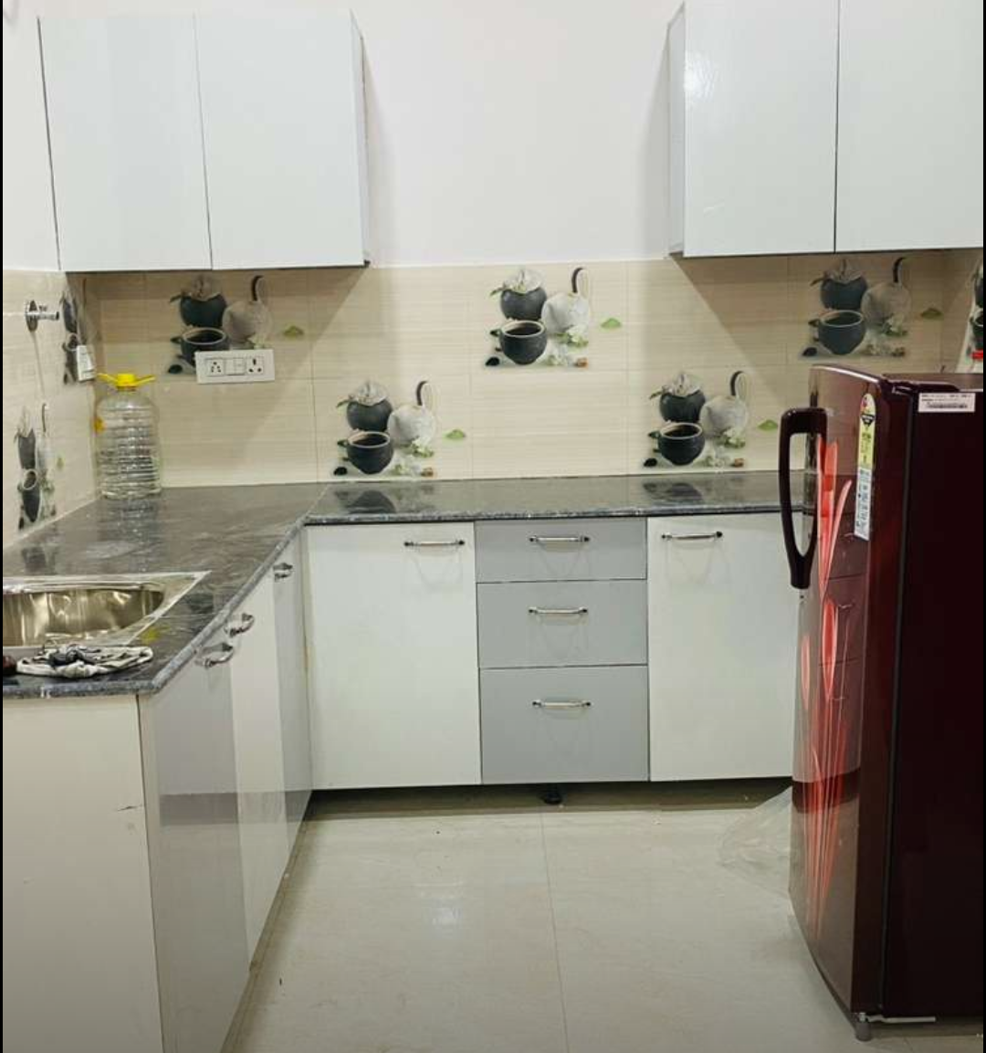 2bhk semi furnished flat