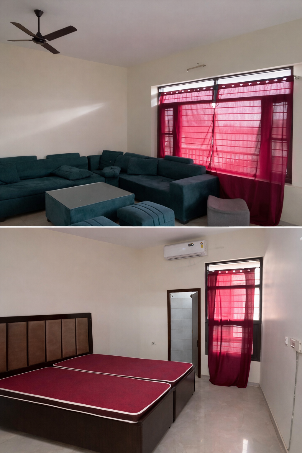 2bhk fully furnished available in GBP CREST with AC