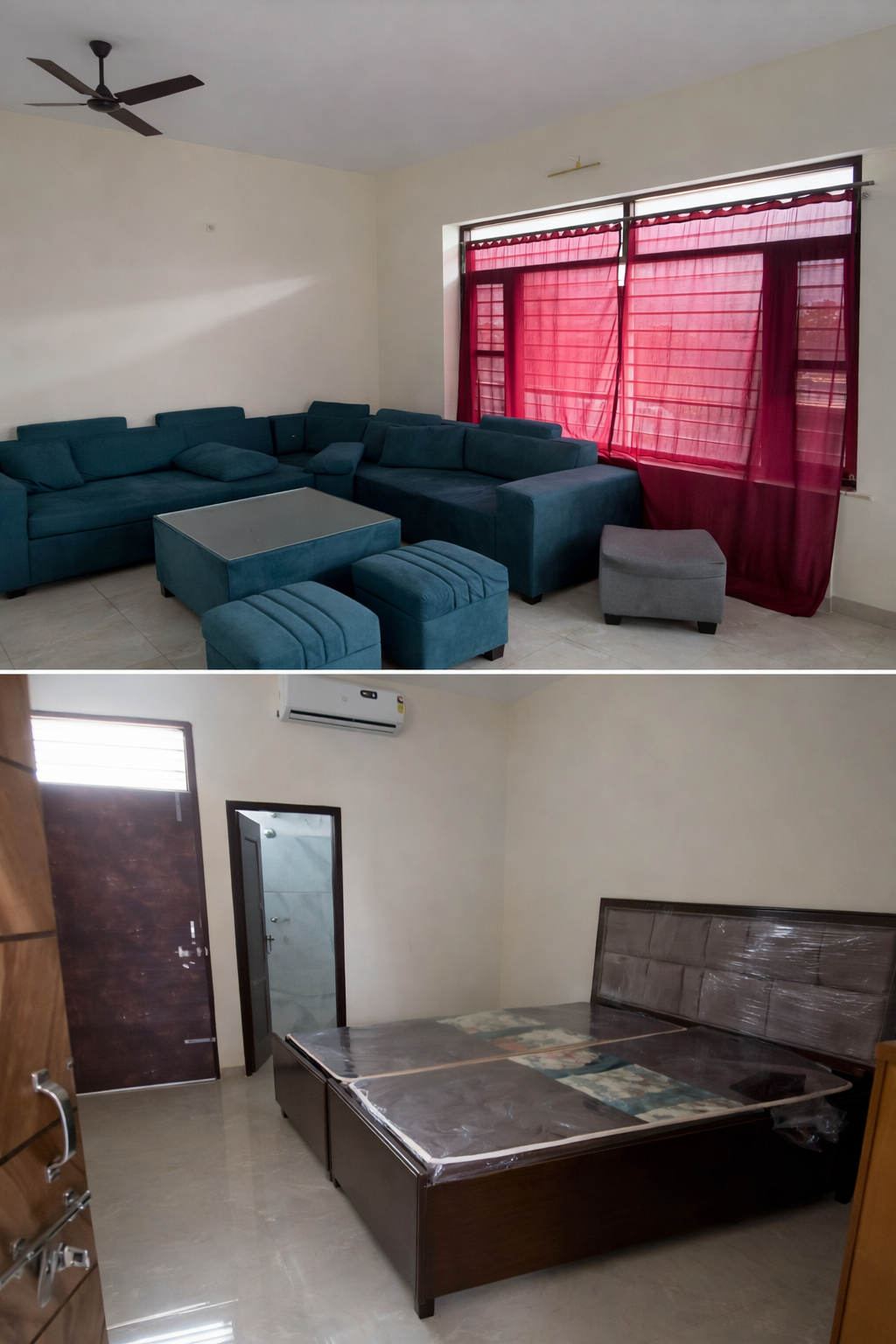 2bhk fully furnished available in GBP CREST with AC