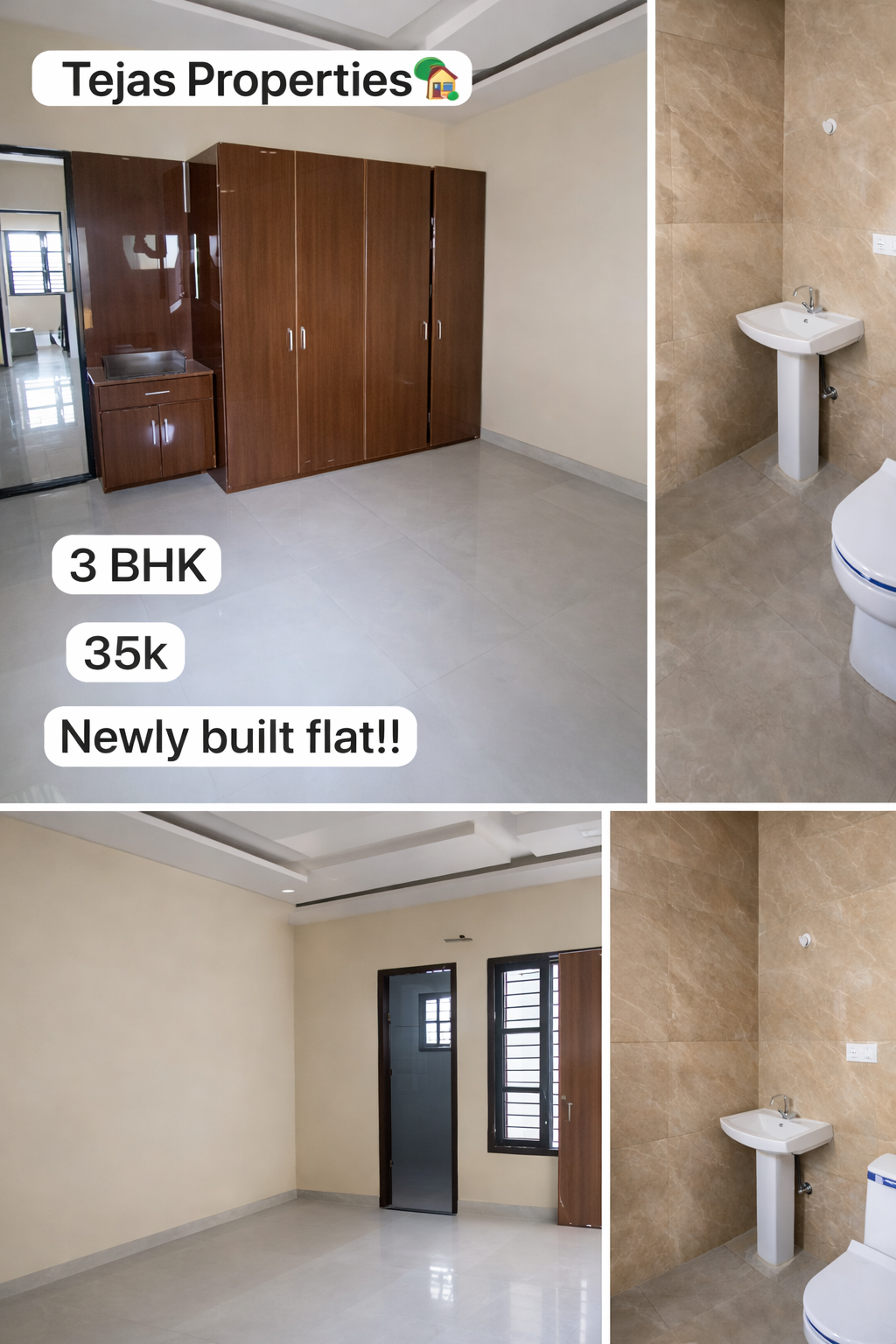 3bhk fully furnished available in rose villa