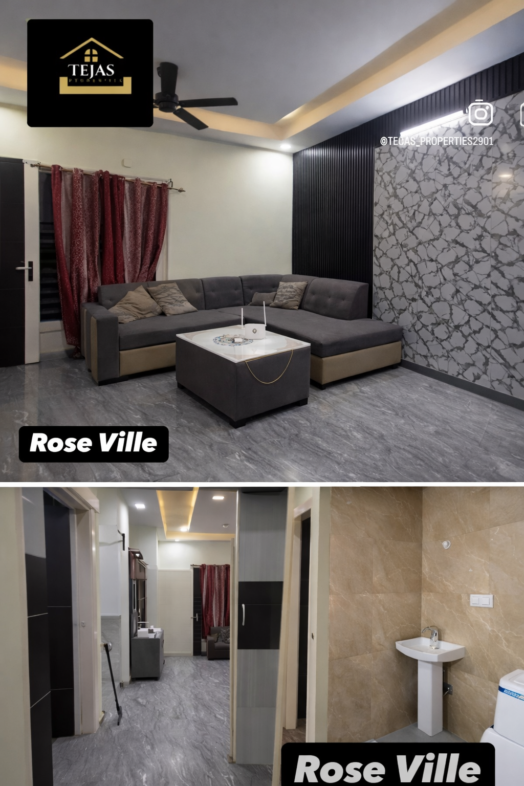 2bhk fully furnished available in rose villa